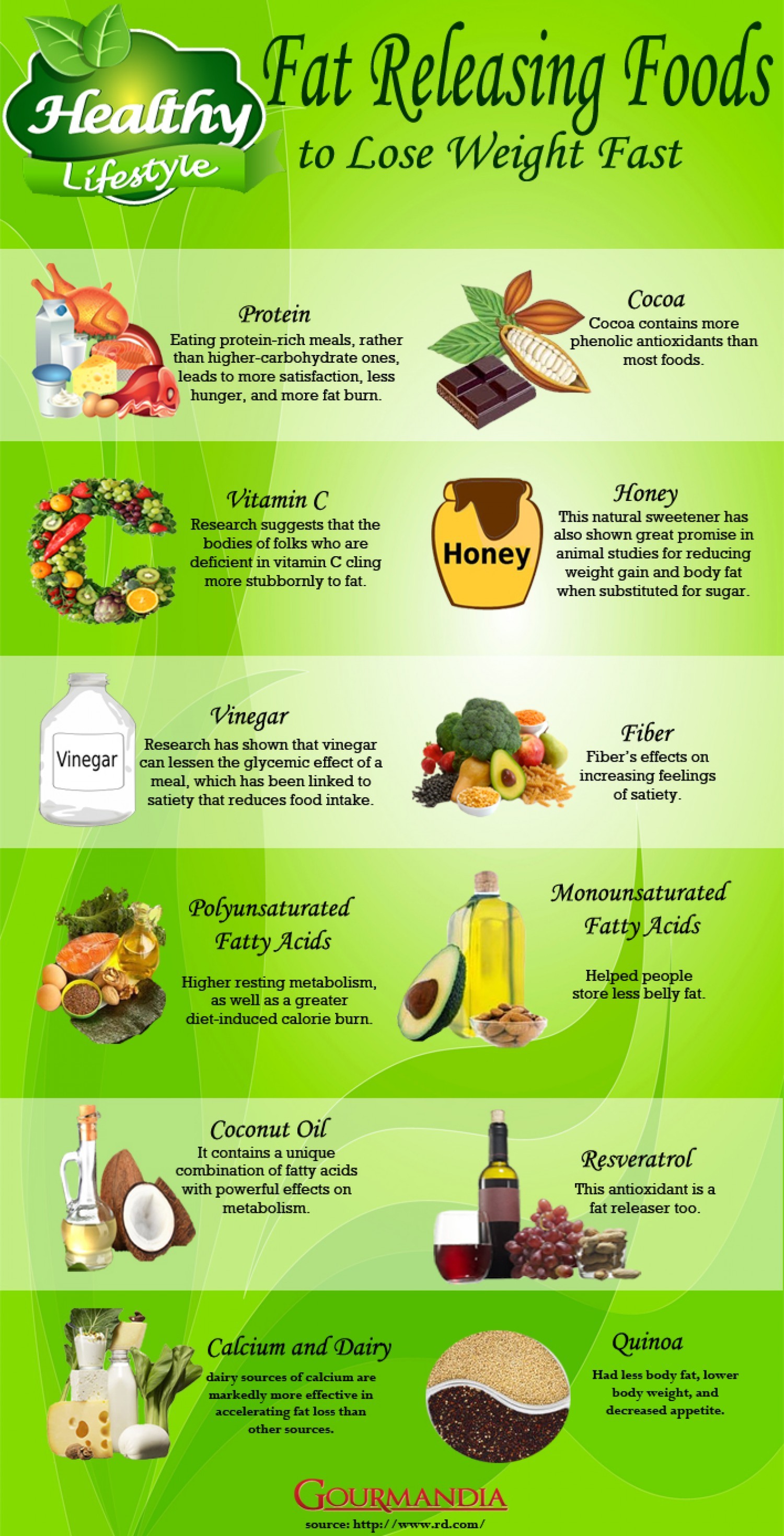 Infographic: Fat Releasing Foods to Help Lose Weight | ecoNugenics Blog